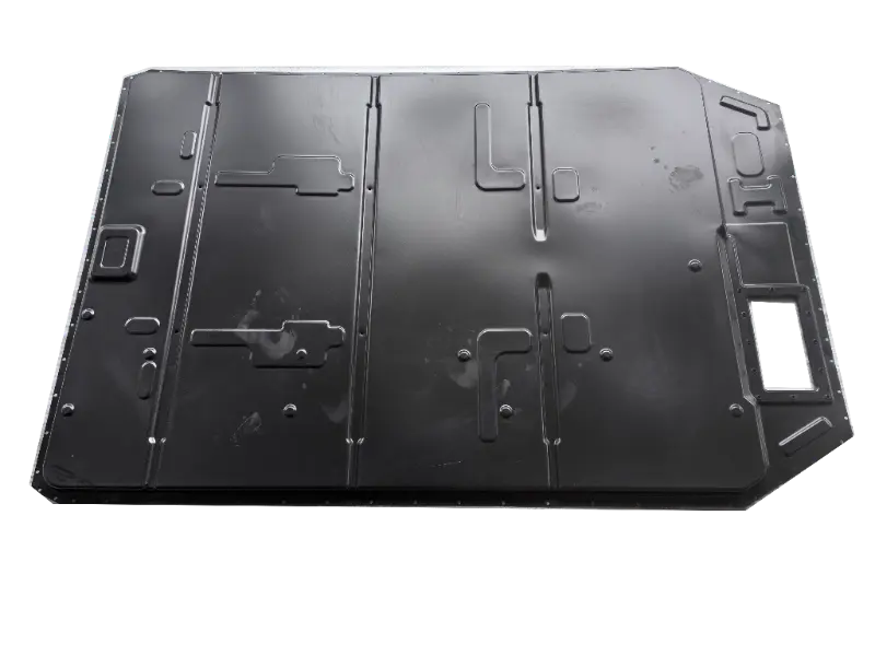 Peças estampadas em chapas metálicas para automóveis